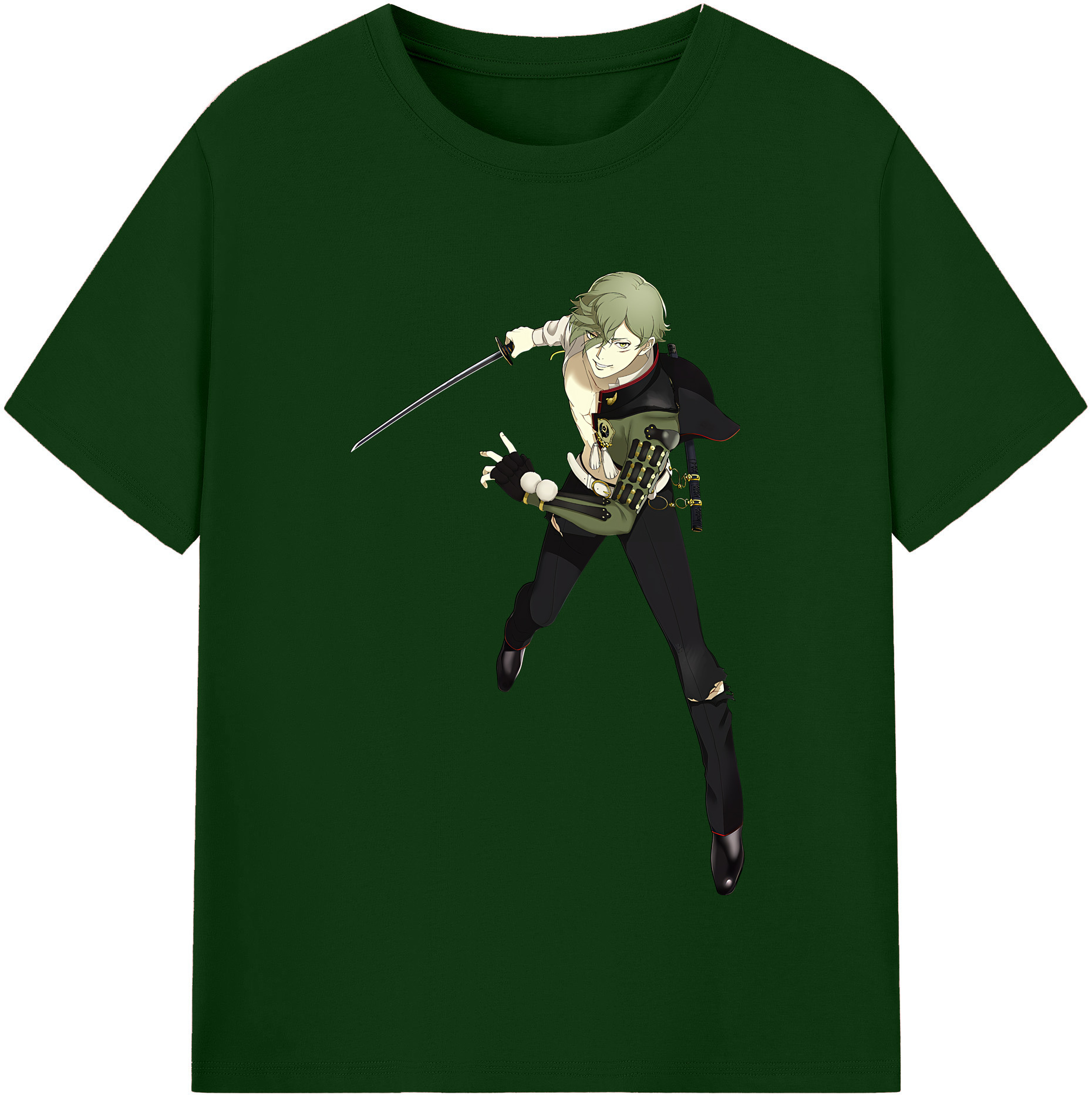 （画像用） 刀剣乱舞 Touken Ranbu 綿100％半袖Tシャツ（フロントプリント）